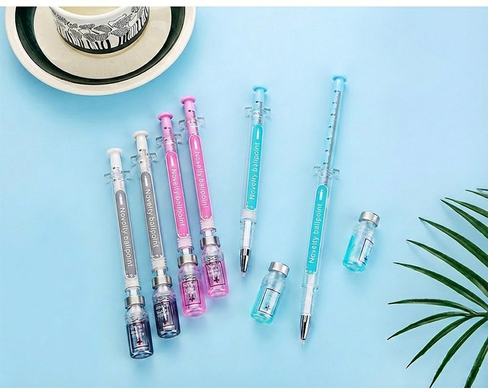 👩‍⚕️😜💉Novelty ballpoint pens, fun nurse/doctor role-playing party supplies, suitable for women and adults