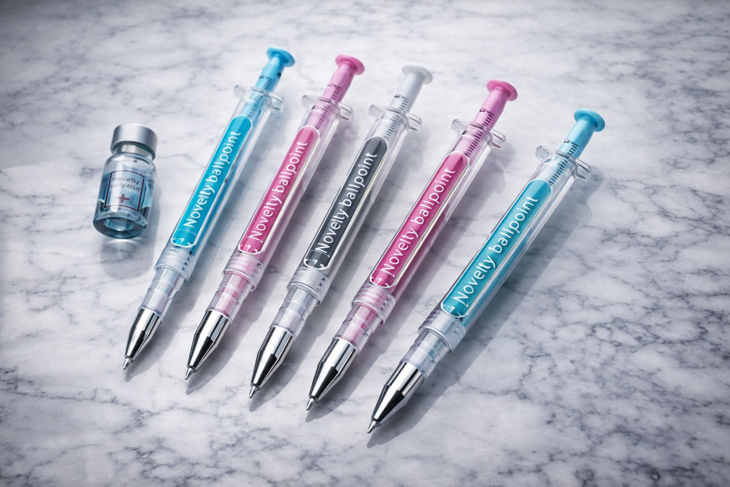 👩‍⚕️😜💉Novelty ballpoint pens, fun nurse/doctor role-playing party supplies, suitable for women and adults