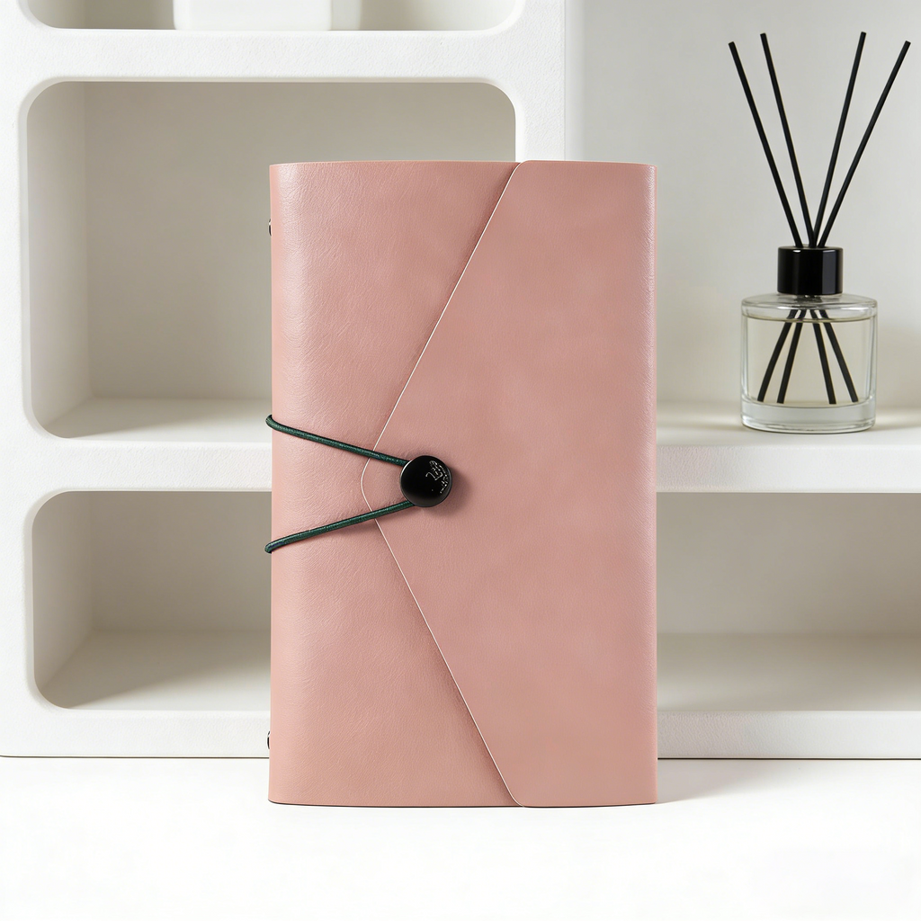 Microfiber leather A6 loose-leaf notebook, high-value  A7 small notebook, soft leather, portable.
