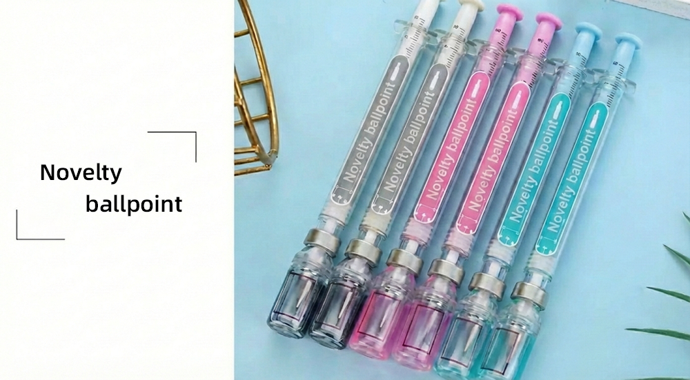 👩‍⚕️😜💉Novelty ballpoint pens, fun nurse/doctor role-playing party supplies, suitable for women and adults